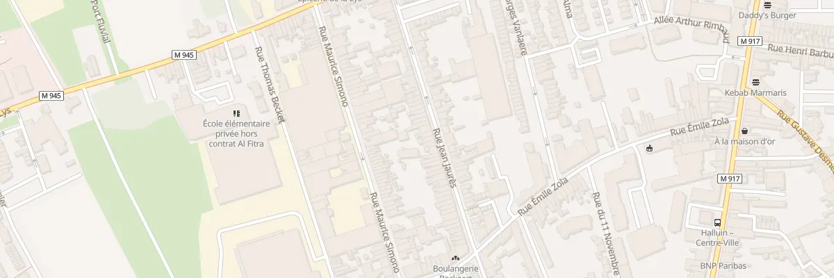 Plan du 123 Rue Jean Jaurès à Halluin