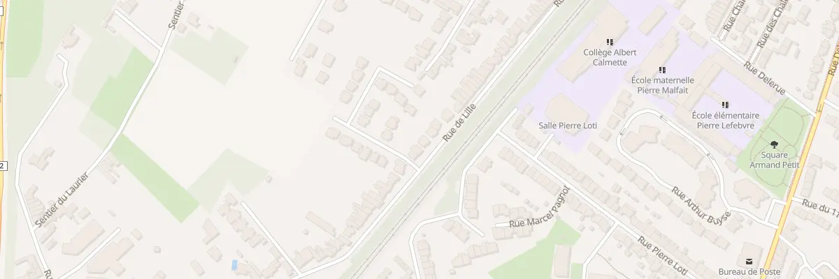 Plan du 130 Rue de Lille à Wasquehal