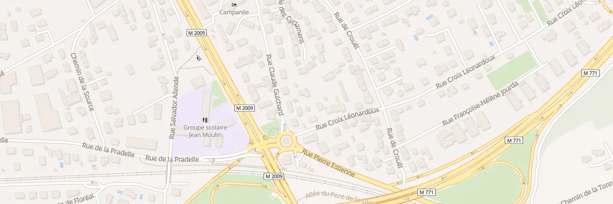Plan du 9 Rue Croix Leonardoux à Clermont-Ferrand