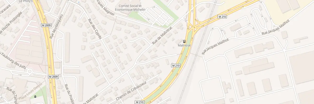 Plan du 50 Rue de Malintrat à Clermont-Ferrand