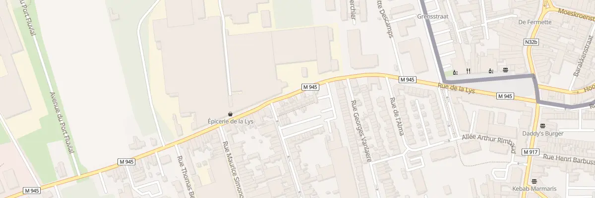 Plan du 63 Rue de la Lys à Halluin