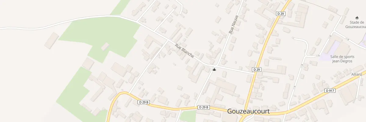 Plan du 173 Rue Blanche à Gouzeaucourt