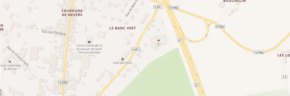 Plan du 20 Av du 8 Mai à Saint-Pierre-le-Moûtier