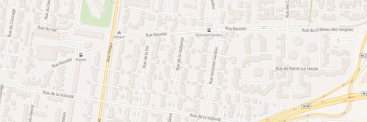 Plan du 42 Rue de la Vaillance à Clermont-Ferrand