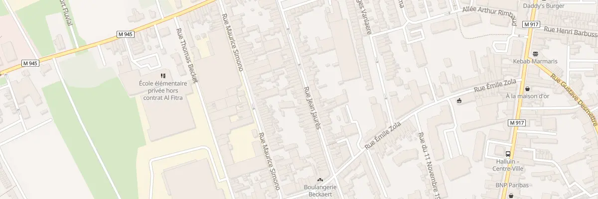 Plan du 119 Rue Jean Jaurès à Halluin