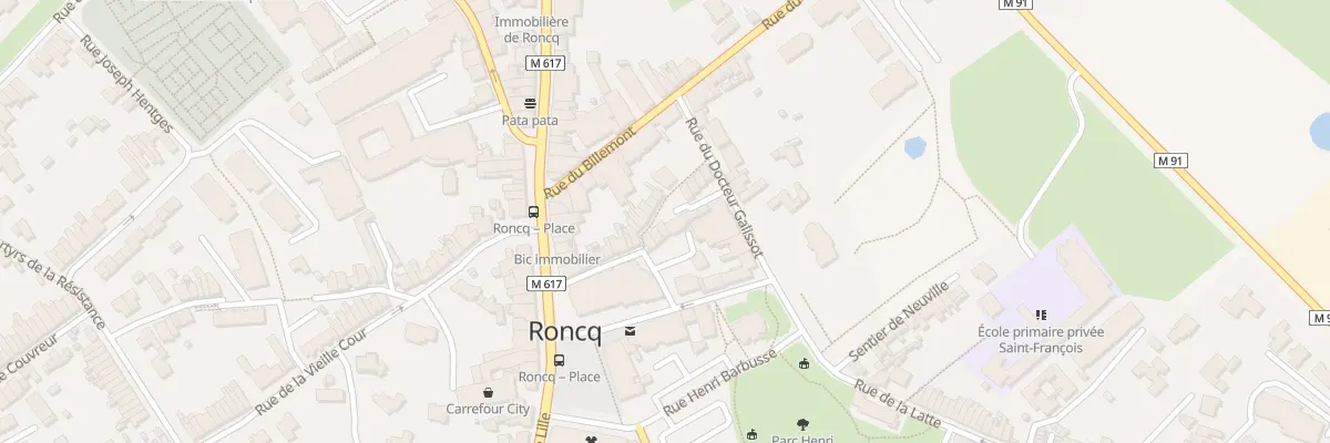 Plan du 1 Rue du Docteur Galissot à Roncq