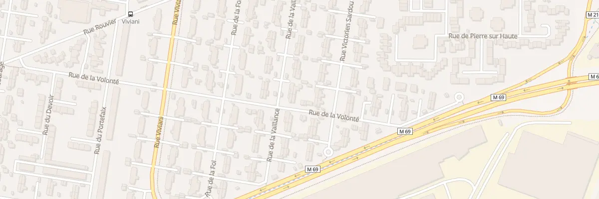 Plan du 17 Rue de la Volonté à Clermont-Ferrand