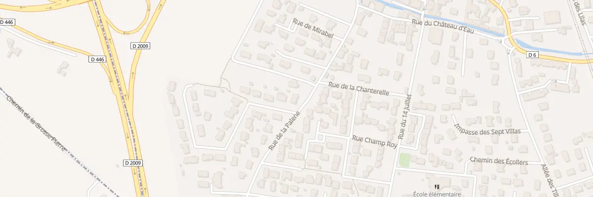 Plan du 15 Rue de la Palène à Ménétrol