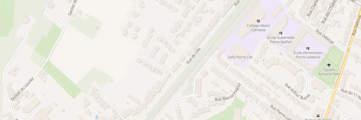 Plan du 128 Rue de Lille à Wasquehal