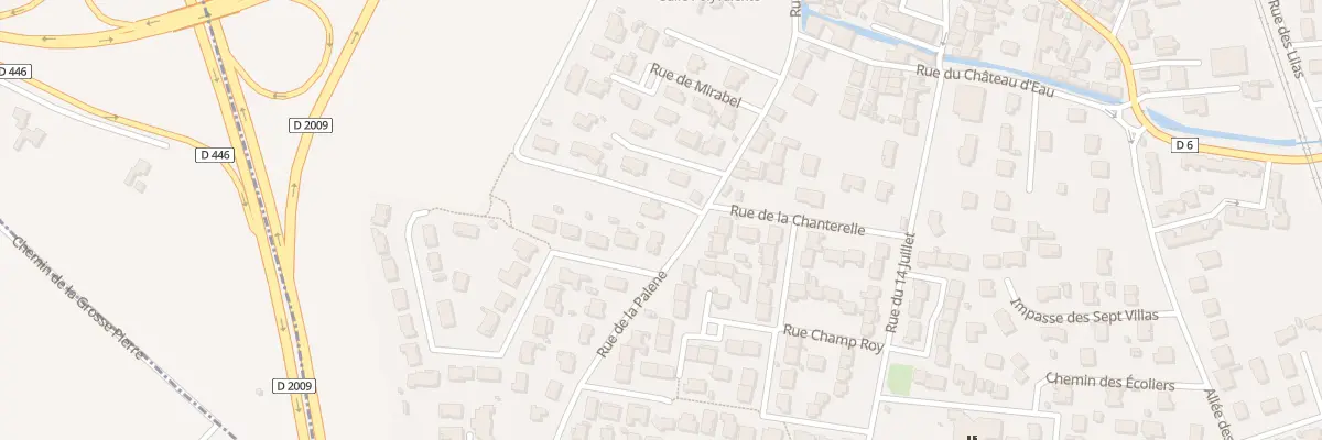 Plan du 13 Rue de la Palène à Ménétrol