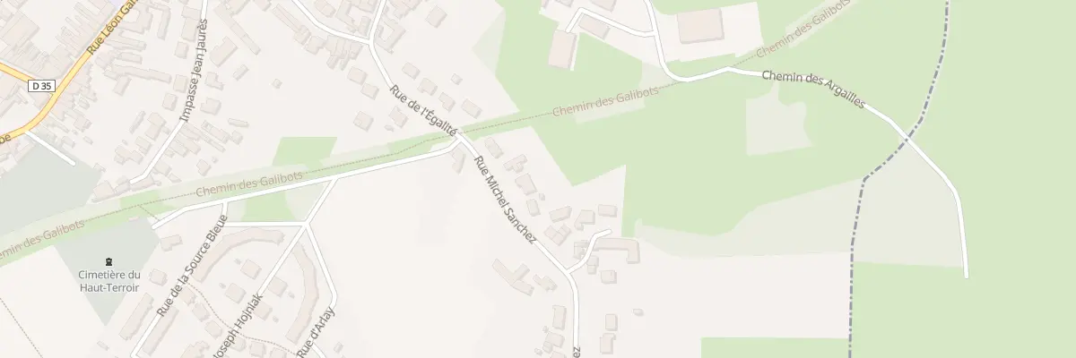 Plan du 9 Rue Michel Sanchez à Waziers
