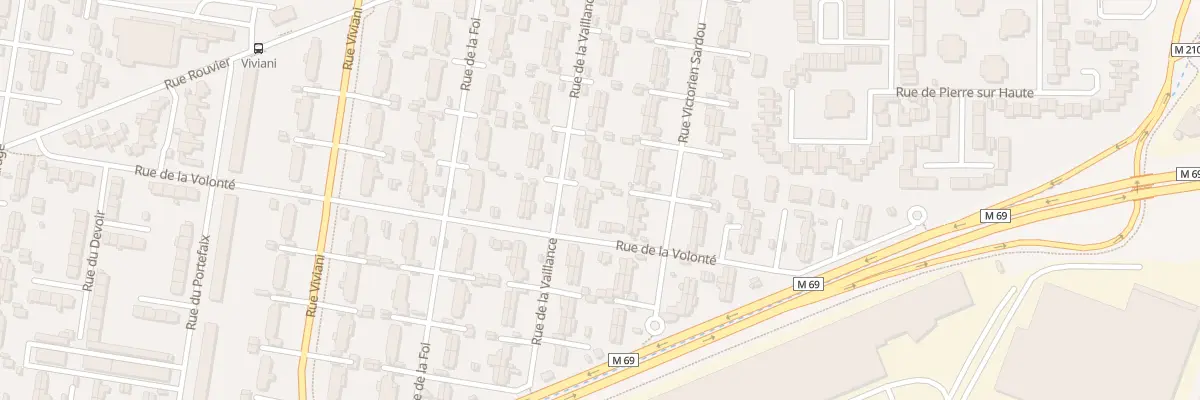 Plan du 22 Rue de la Vaillance à Clermont-Ferrand