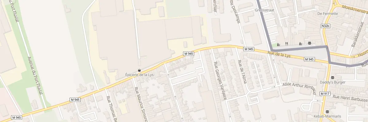 Plan du 61 Rue de la Lys à Halluin