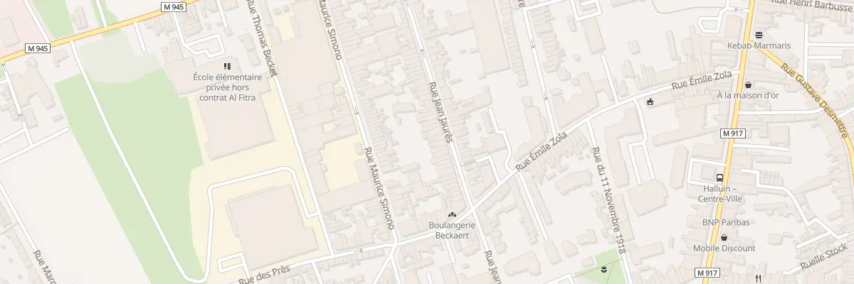 Plan du 103 Rue Jean Jaurès à Halluin