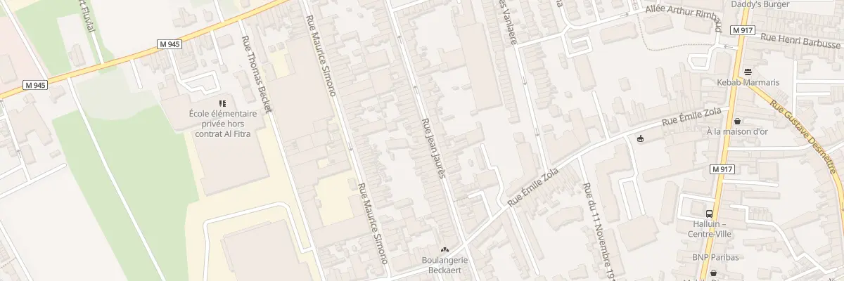 Plan du 117 Rue Jean Jaurès à Halluin