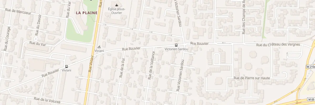 Plan du 52 Rue de la Vaillance à Clermont-Ferrand