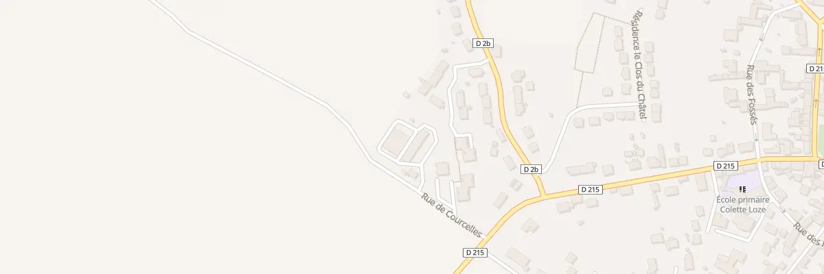 Plan du 11 Rue de Courcelles à Jouy-le-Châtel