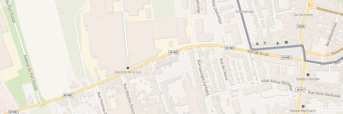Plan du 59 Rue de la Lys à Halluin