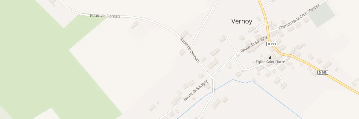 Plan du 1 Rte de Domats à Vernoy