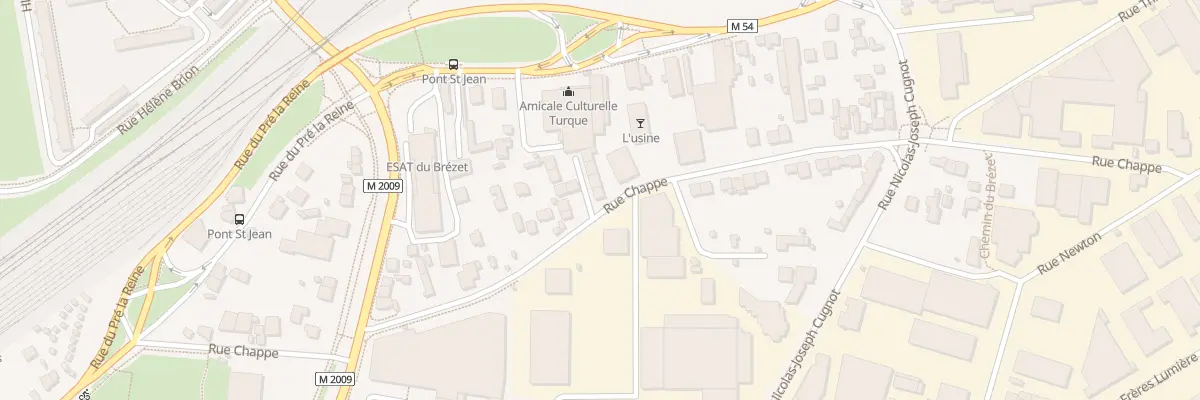 Plan du 33 Rue Chappe à Clermont-Ferrand