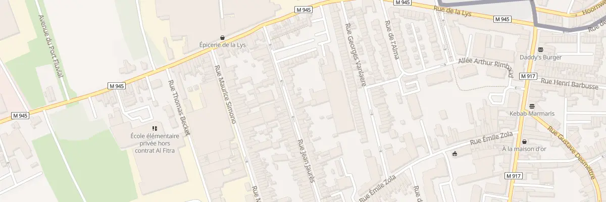 Plan du 122 Rue Jean Jaurès à Halluin