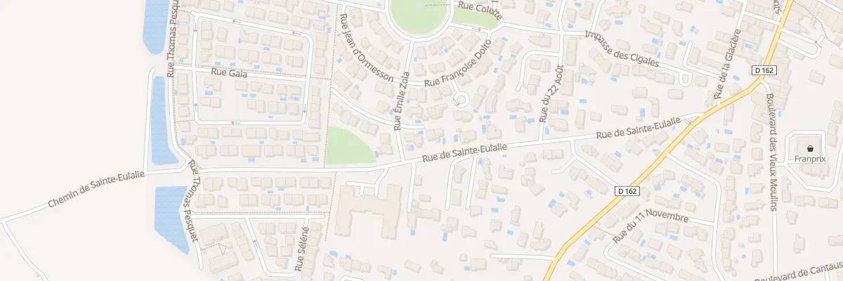 Plan du 26 Rue Ste Eulalie à Nissan-lez-Enserune