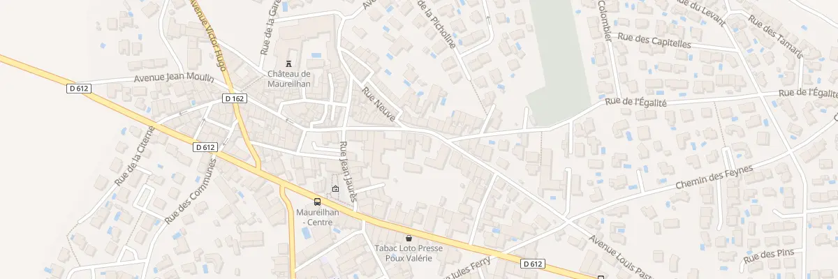 Plan du 16 Av Louis Pasteur à Maureilhan
