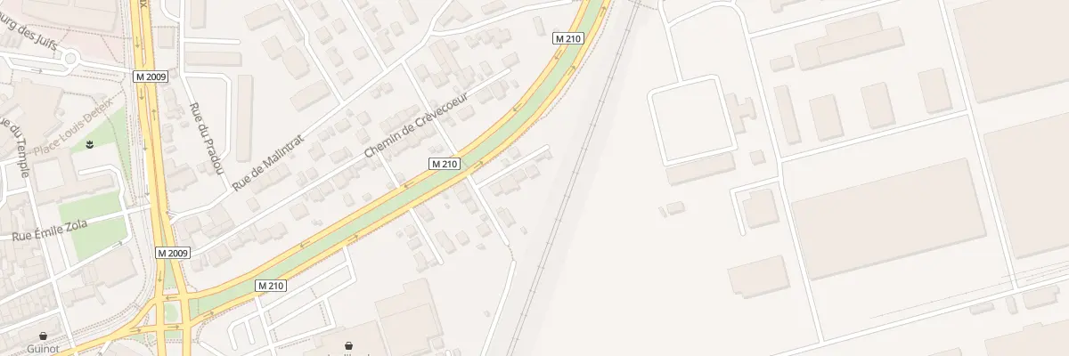 Plan du 22B All de Crevecoeur 2e à Clermont-Ferrand