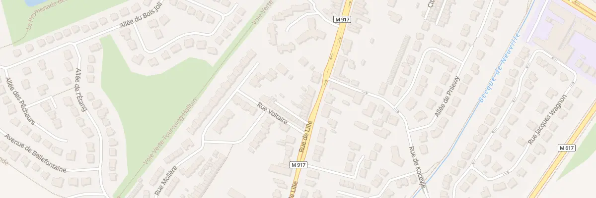 Plan du 322 Rue de Lille à Halluin