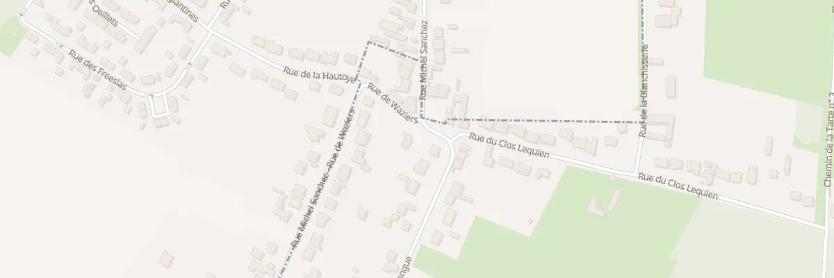 Plan du 1114 Rue de Waziers à Sin-le-Noble