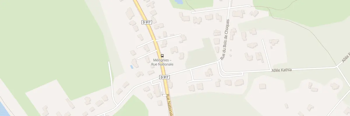 Plan du 403 Rte Nationale à Mérignies