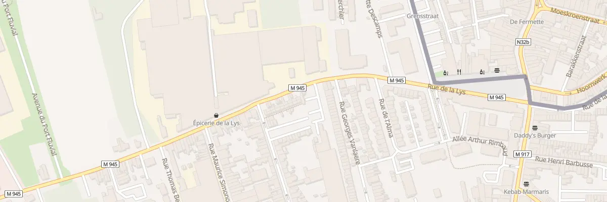 Plan du 55 Rue de la Lys à Halluin