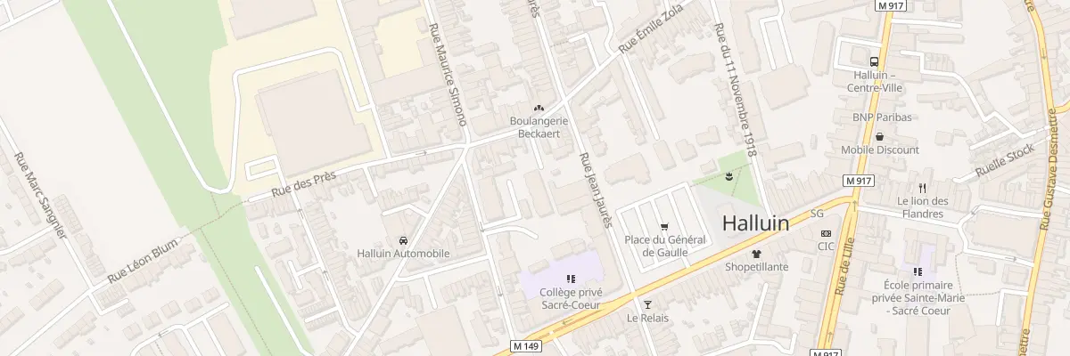 Plan du 63B Rue Émile Zola à Halluin