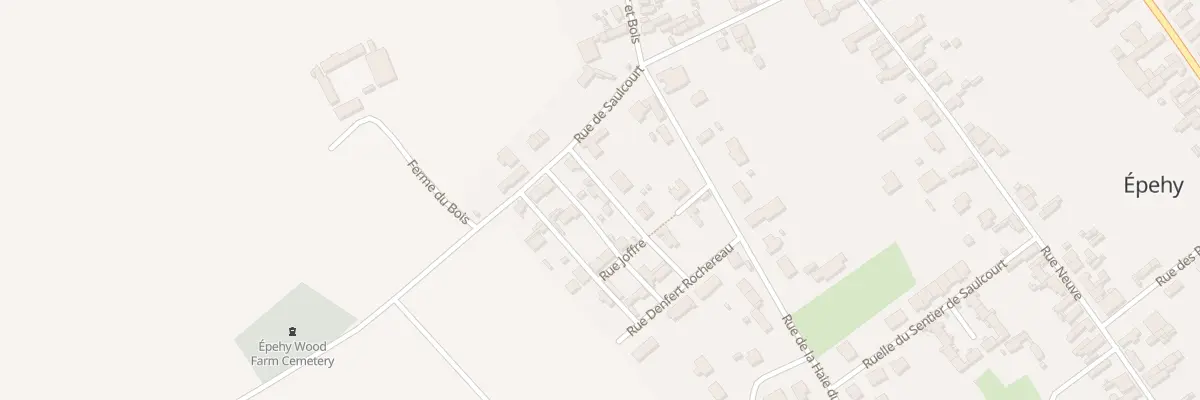 Plan du 1 Rue Faidherbe à Épehy