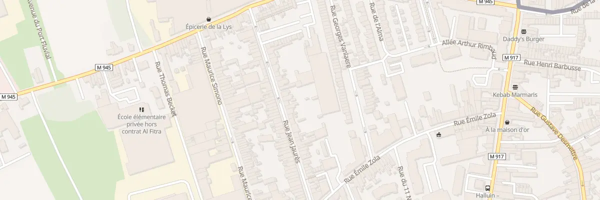 Plan du 114 Rue Jean Jaurès à Halluin