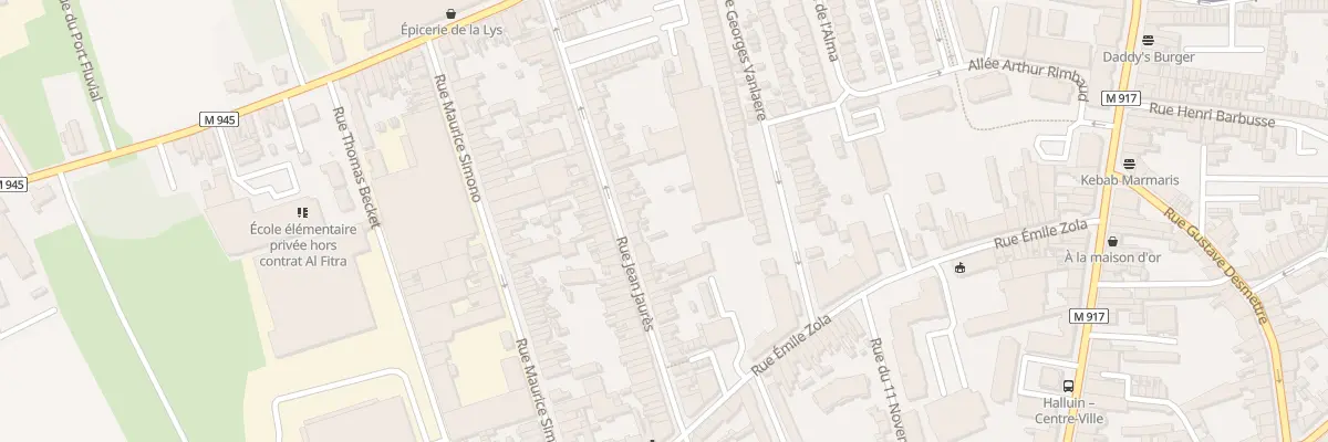Plan du 108 Rue Jean Jaurès à Halluin