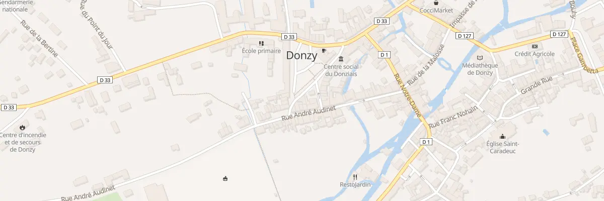 Plan du 3 Pl du Jeu de Paume à Donzy
