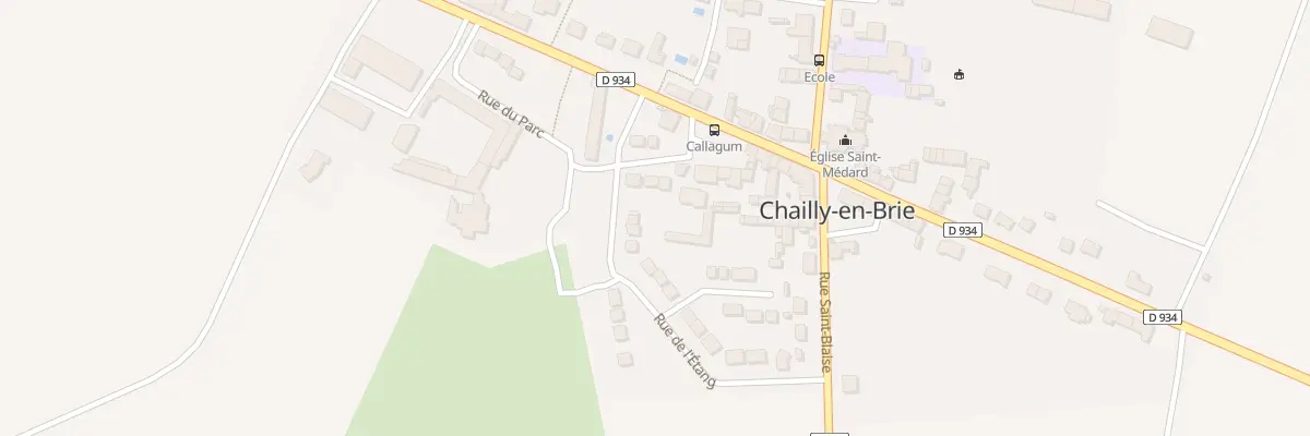 Plan du 2 Rue de l’étang à Chailly-en-Brie