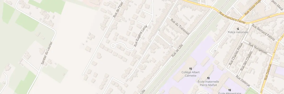 Plan du 58 Rue de l’Égalité à Wasquehal