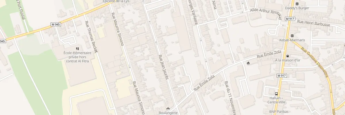 Plan du 102 Rue Jean Jaurès à Halluin