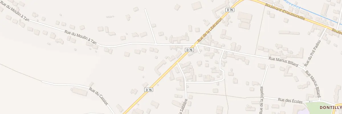Plan du 10 Rue de la Libération à Donnemarie-Dontilly