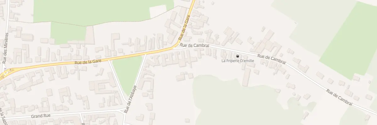 Plan du 2B Rue de Cambrai à Bourlon