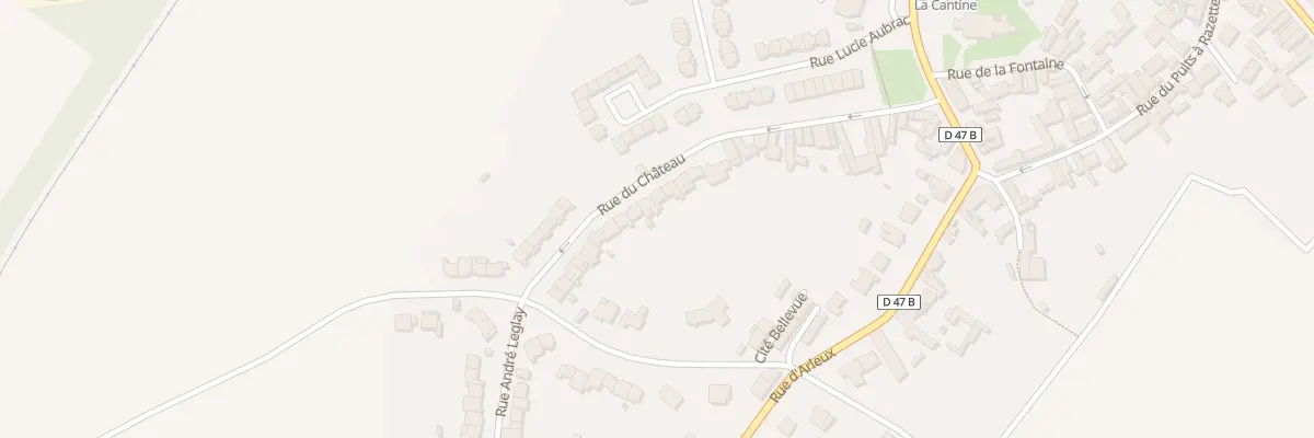 Plan du 37 Rue du Chateau à Cantin