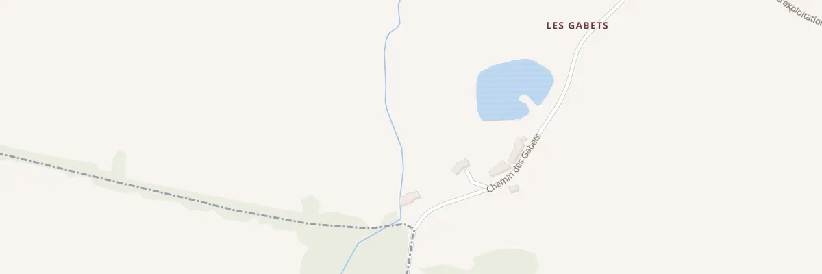 Plan du 5067 Village des Gabets au Theil