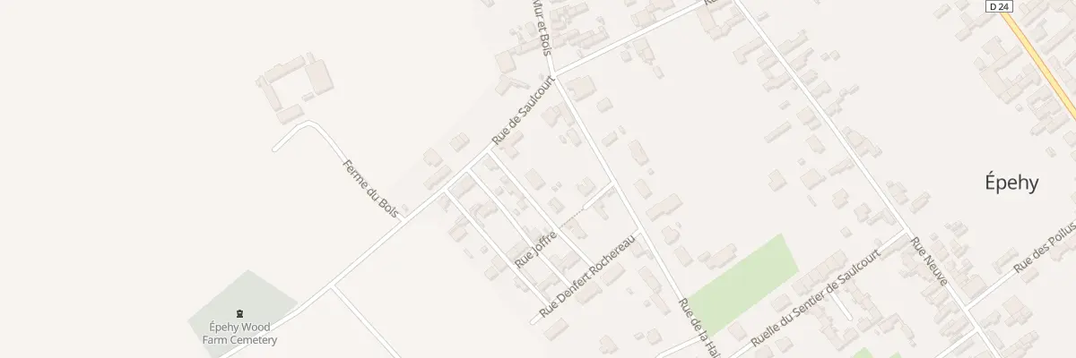 Plan du 6 Rue Faidherbe à Épehy