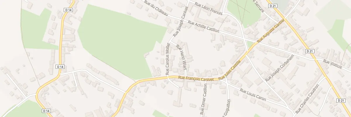 Plan du 5 Rue Carolus Mollet à Oisy-le-Verger