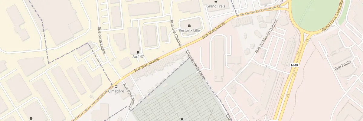 Plan du 50 Rue Jean Jaures à Villeneuve-d’Ascq
