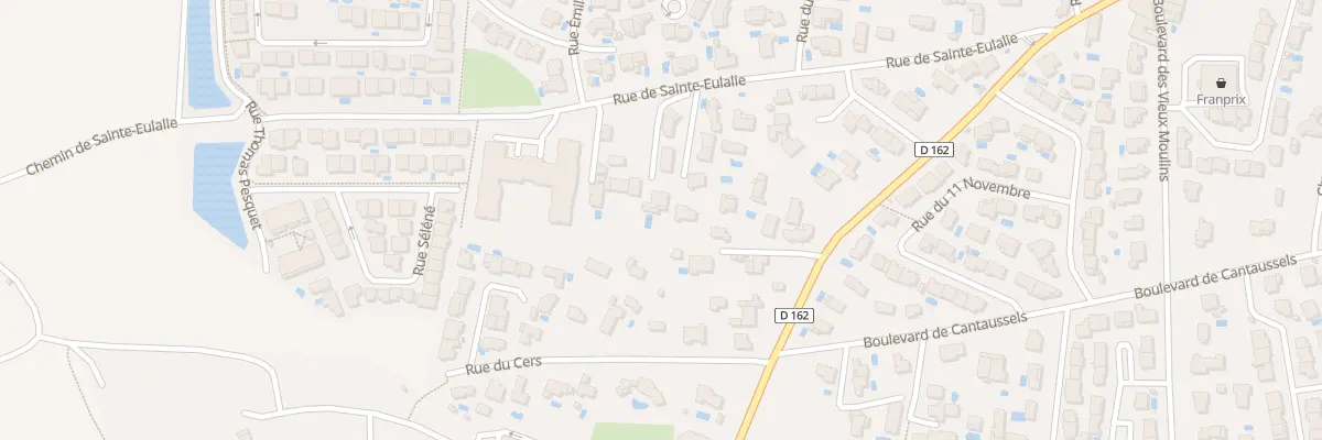 Plan du 3 Rue Ste Eulalie à Nissan-lez-Enserune