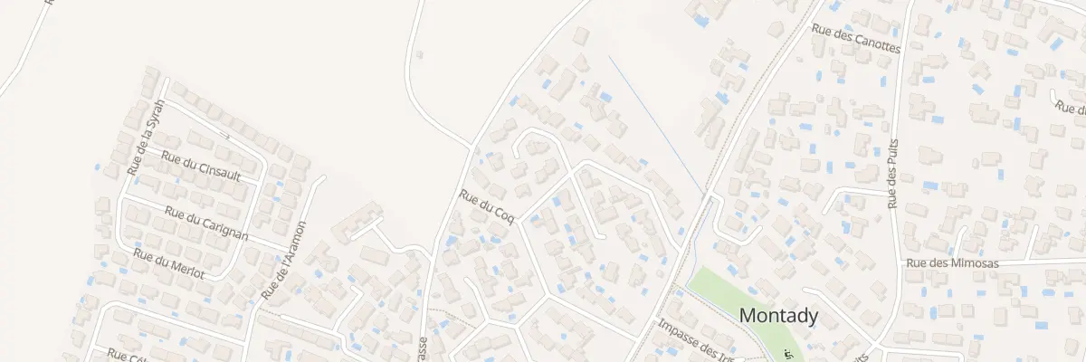 Plan du 3 Rue des Cygnes à Montady