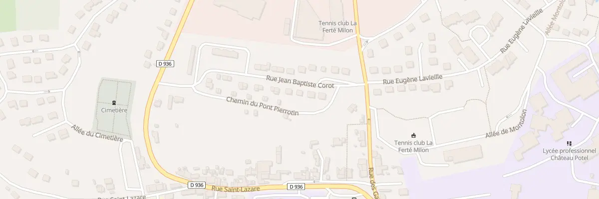 Plan du 24 Rue Jean Baptiste Corot à La Ferté-Milon